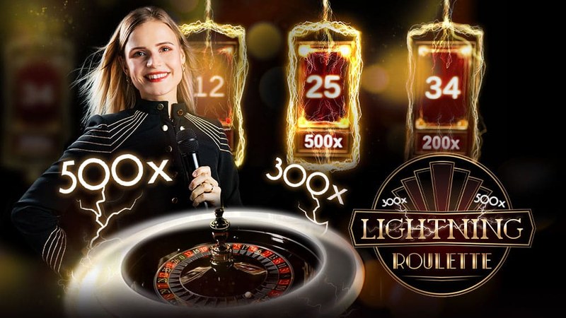 Lightning Roulette en direct